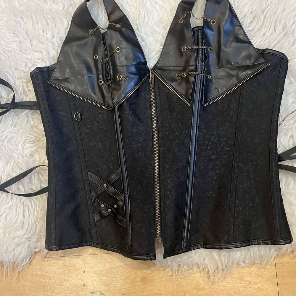 Women’s black corset perfect for halloween costume XL - Picture 7 of 10